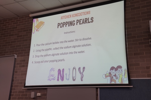 Popping Pearls experiment